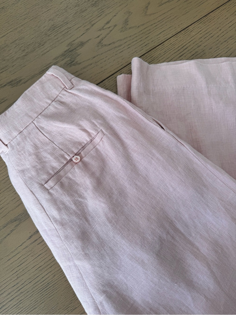 Posse Exclusive Wyatt Pleated Linen Wide-Leg Pants - Picture 8 of 10